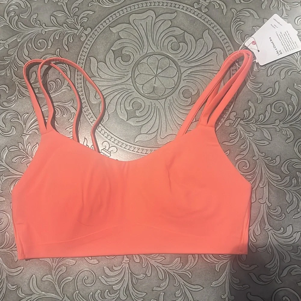 NWT 🍋 Lululemon Raspberry Cream Like A Cloud Bra Size 4
